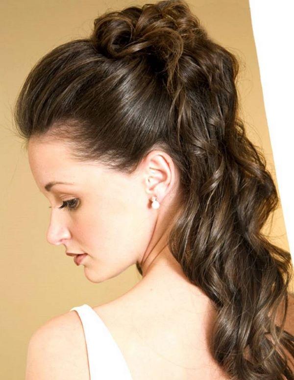 peinado para boda cola de caballo