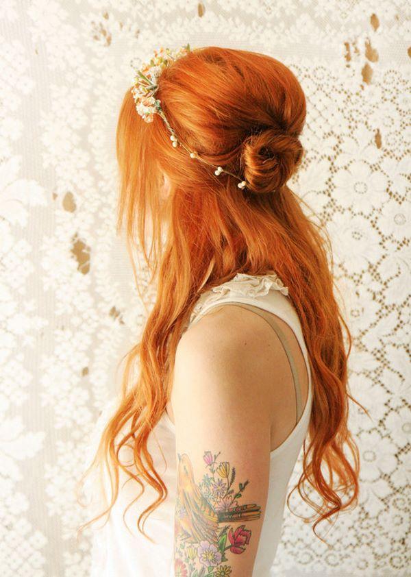 peinado para matrimonio pelo liso