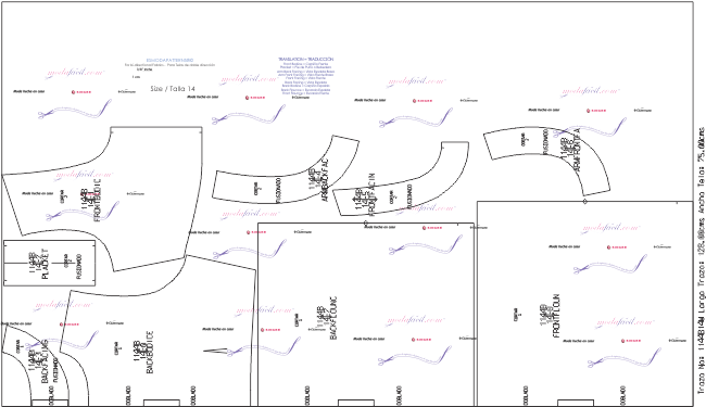 Moldes de Blusa Materna