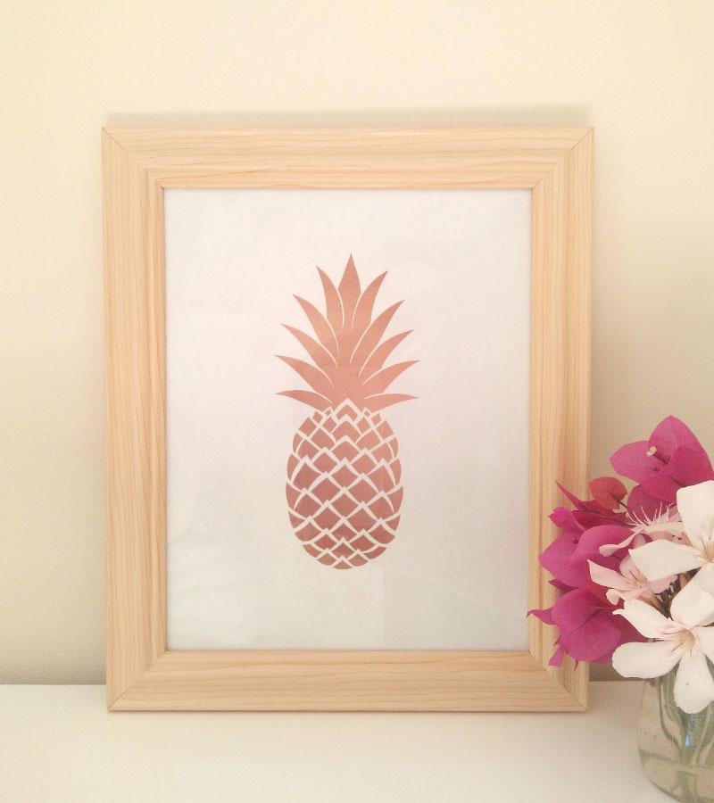 lámina imprimible piña