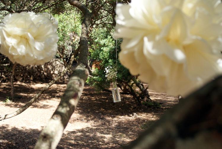 pompones decoración bodas