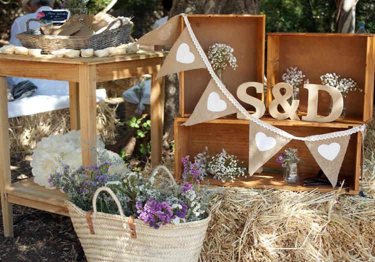 decoracion bodas letras madera