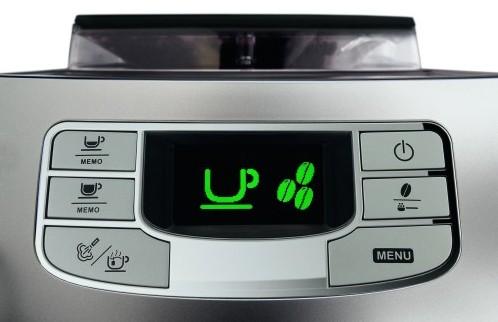 Panel de control luminoso de la Saeco Intelia