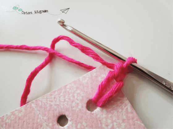 Tarjetas con Puntilla paso 6