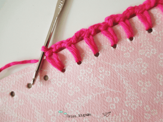 Tarjetas con Puntilla paso 7