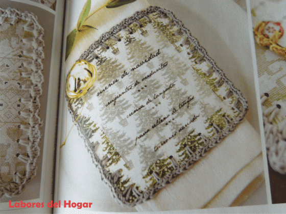 Tarjeta de Puntilla Labores del Hogar