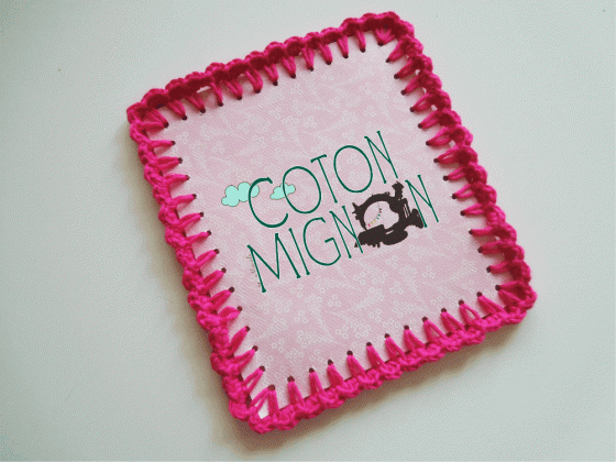 Tarjetas con Puntilla Coton Mignon