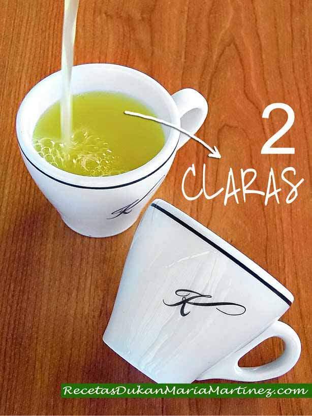 ¿Cómo mido las claras para una receta? Opción 2: usando una tacita para café expresso (1 tacita = 70 ml = 2 claras)