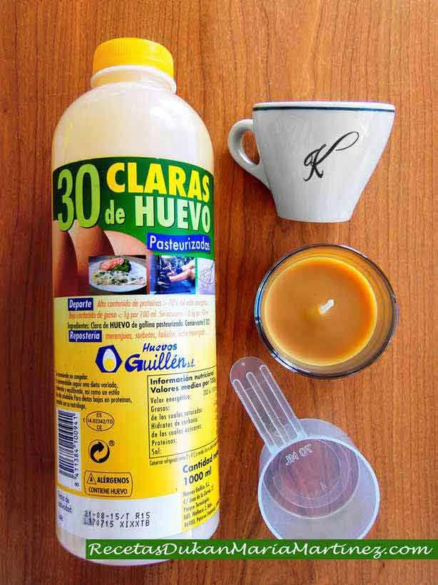 ¿Cómo mido las claras para una receta? Opciones para medir las claras sin báscula