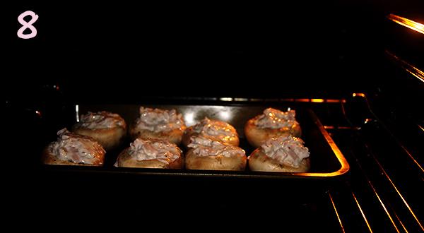 champiñones al horno