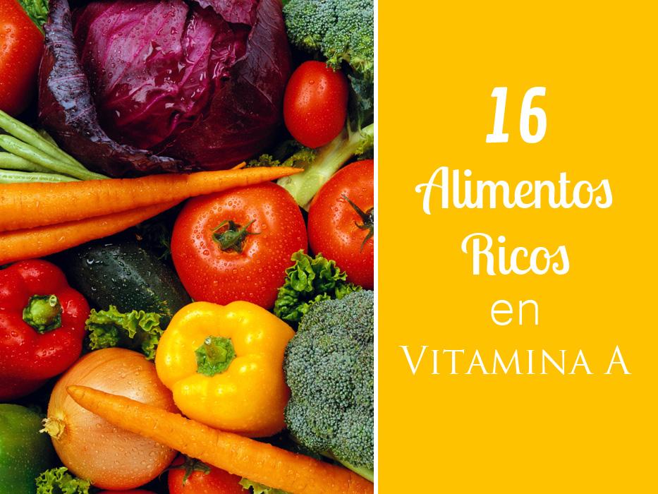 Alimentos ricos en vitamina A