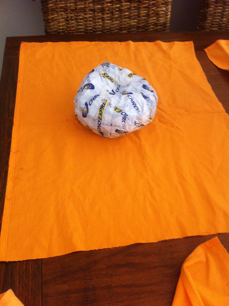 Fabric pumpkin