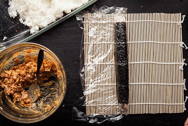 Maki de atún picante