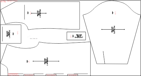 Trazo Forro Chaqueta Formal con forro hm1318s