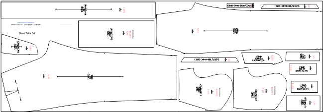 Moldes de Pantalón Dockers Classic Fit