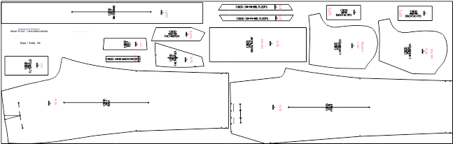 Moldes de Pantalon Dockers Classic Fit con 2 Pliegues