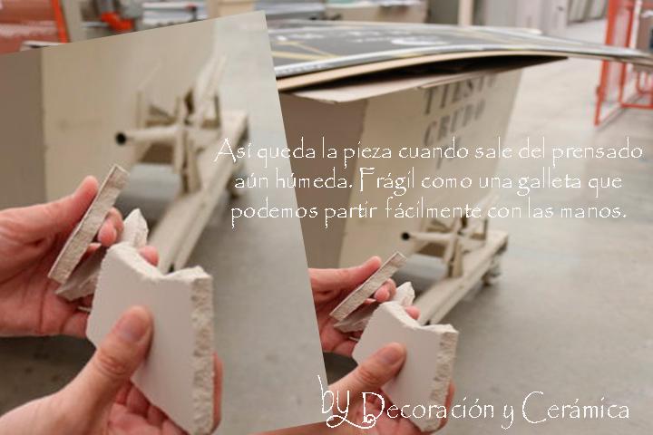 proceso de produccion de un azulejo