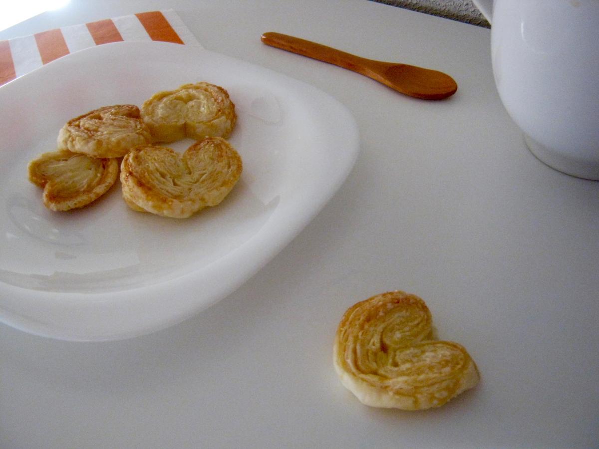 palmeritas de hojaldre