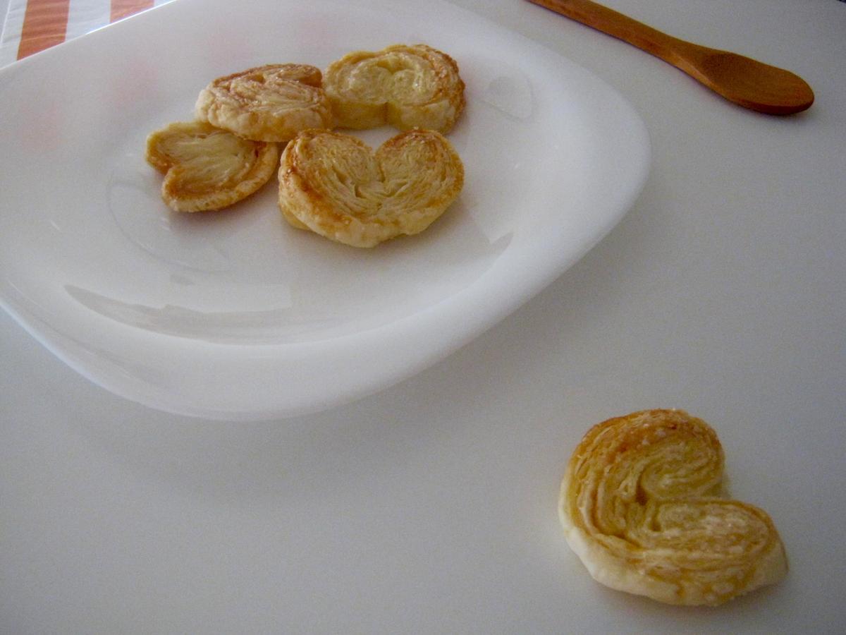 palmeritas de hojaldre