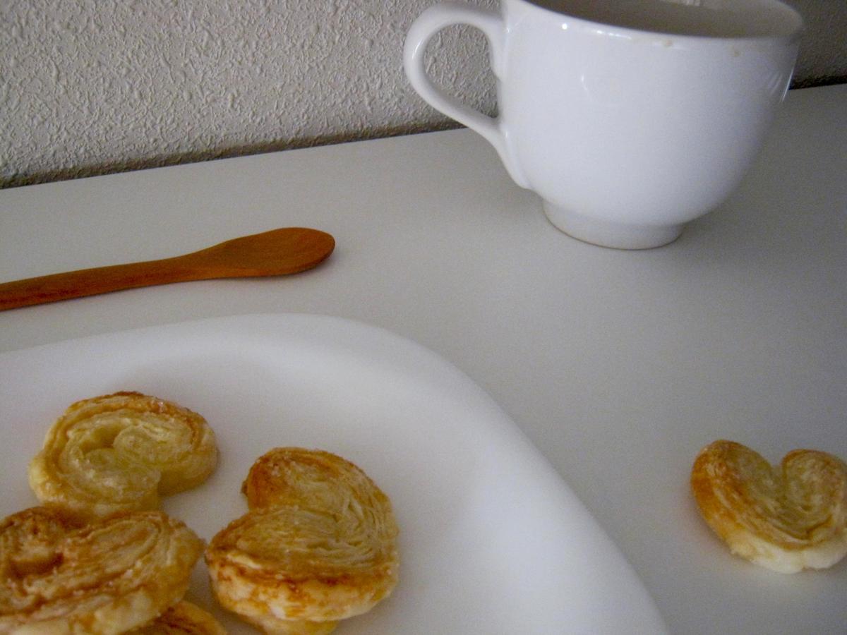 palmeritas de hojaldre