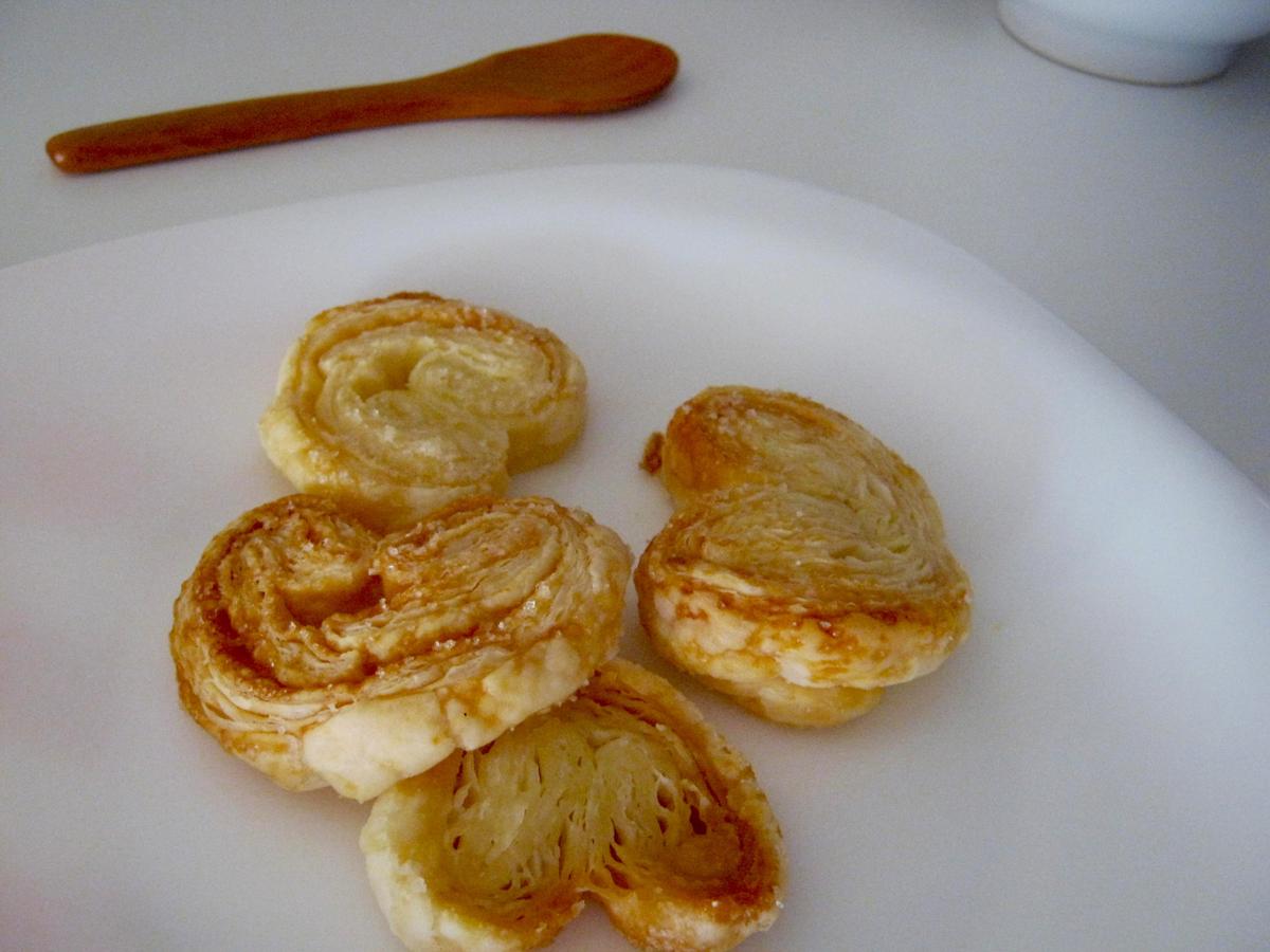 palmeritas de hojaldre