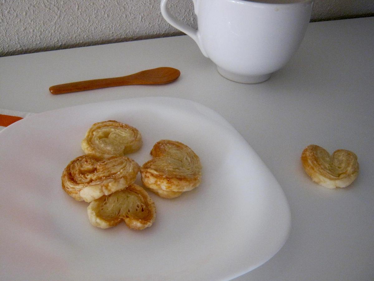 palmeritas de hojaldre