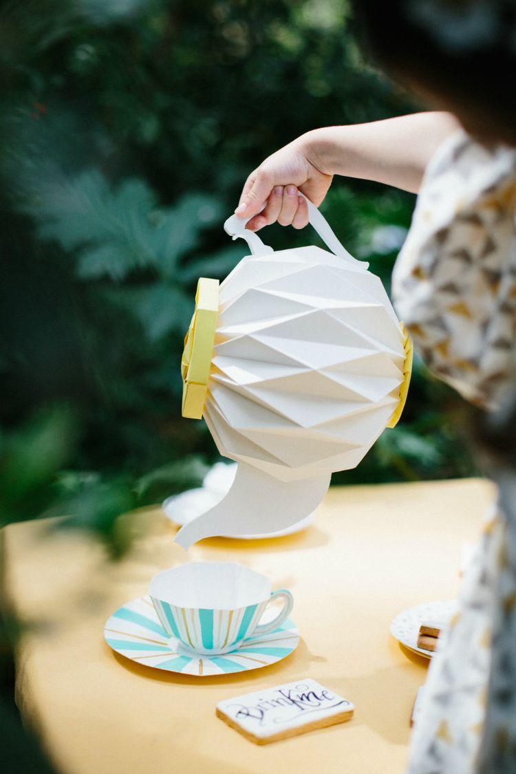 Fiesta geométrica en Wonderland - Decoración de fiestas en All Lovely Party