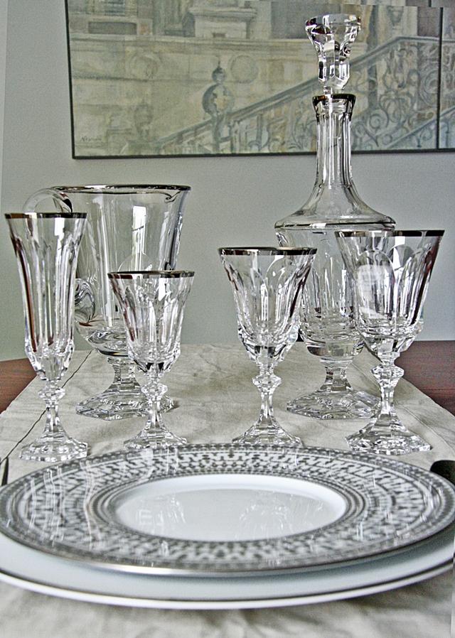 Chenonceaux Platine Cristal de Sèvres