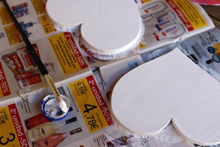 Corazones de madera para boda 12