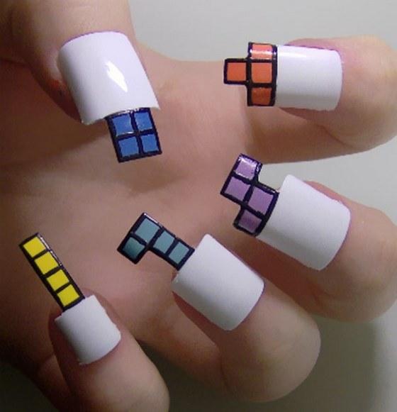 uñas de tetris