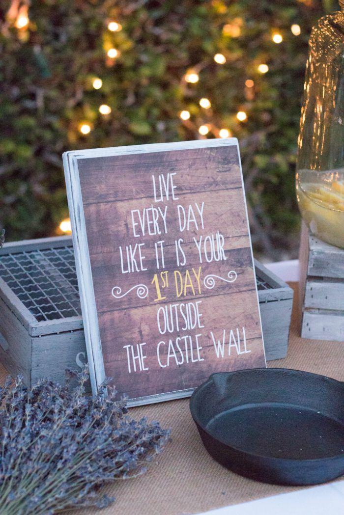 Fiesta rustic-lavender - Decoración de fiestas en All Lovely Party