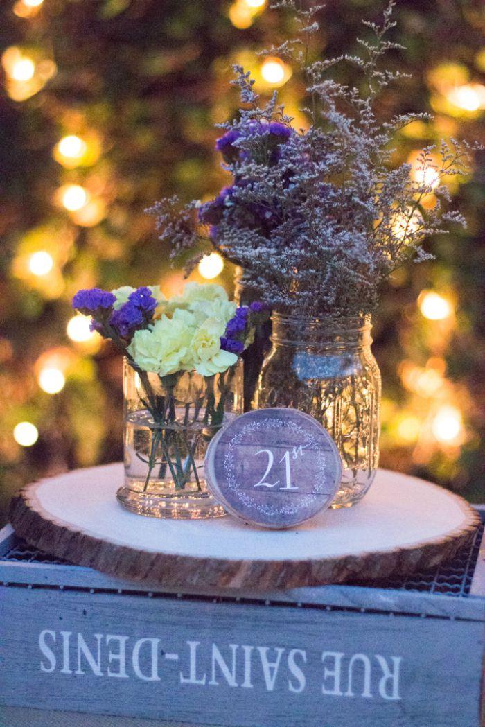 Fiesta rustic-lavender - Decoración de fiestas en All Lovely Party