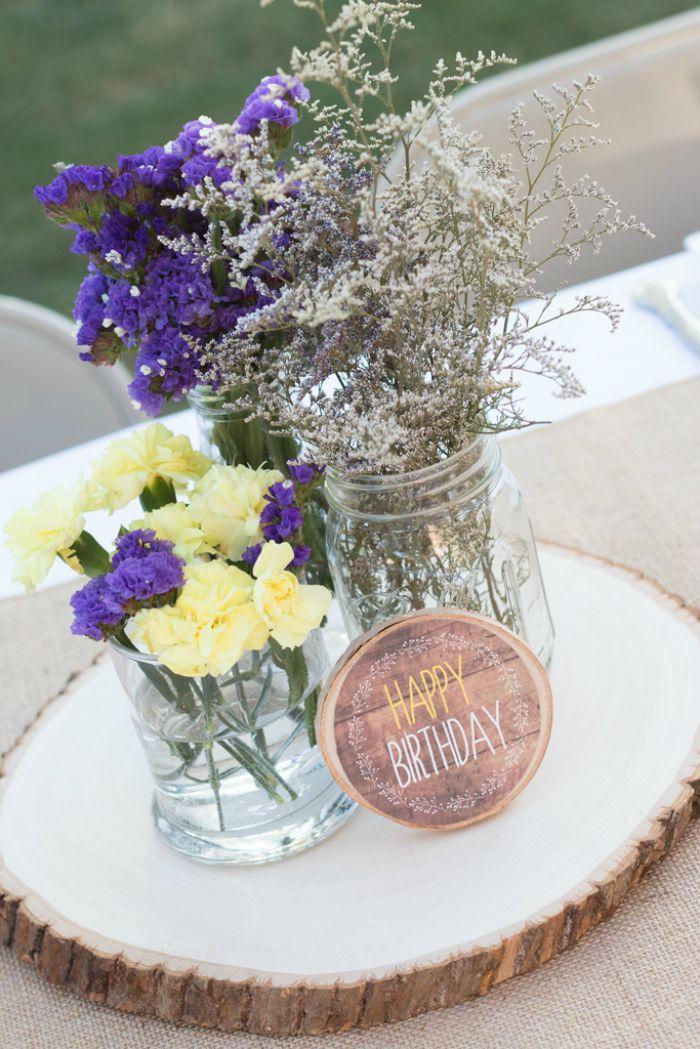 Fiesta rustic-lavender - Decoración de fiestas en All Lovely Party