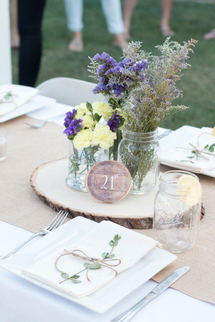 Fiesta rustic-lavender - Decoración de fiestas en All Lovely Party