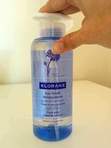 Opinión sobre el Agua desmaquillante calmante al Aciano de Klorane