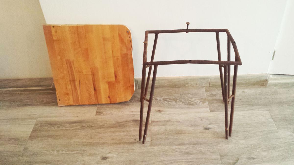 Mesita auxiliar DIY - Materiales