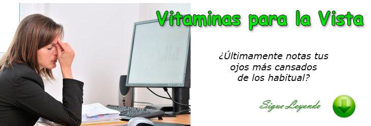 vitaminas para la vista