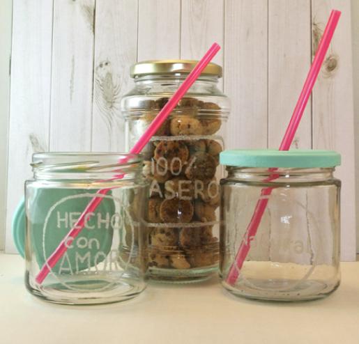 Grabar tarros de cristal