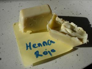 jabon con henna rojo