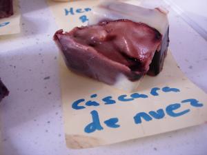 jabon con cascara de nuez