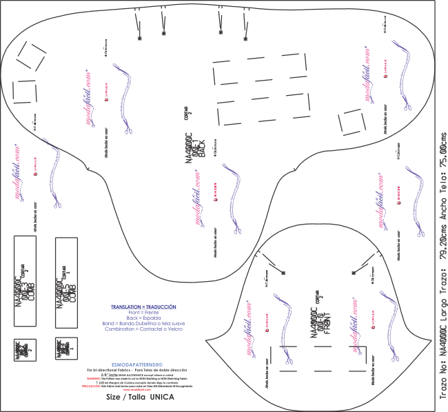 Descarga gratis los Moldes de Cobija Canguro Cubre Bebes