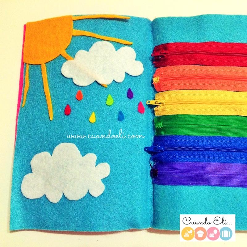 Arcoiris Cremallera Quiet Book