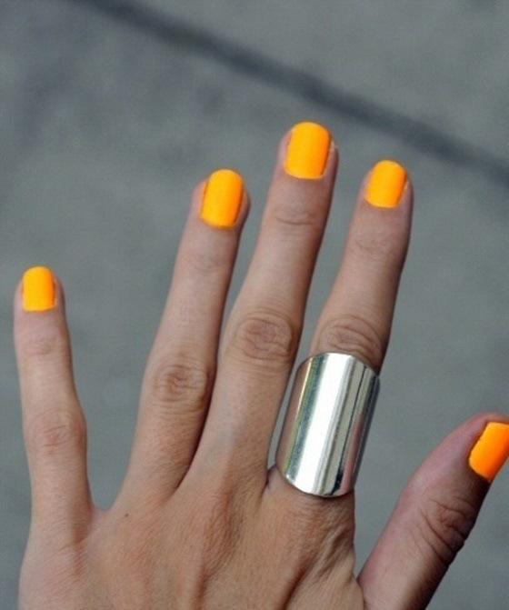 pintar uñas un solo tono