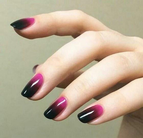 degrade morado y negro