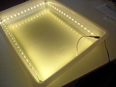 Mesa de luz terminada