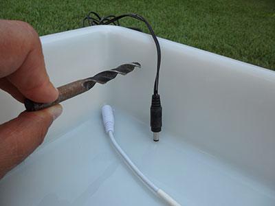 Hacer agujero con la broca