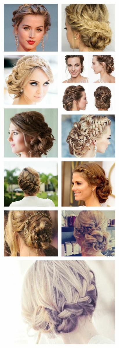 recogidos con trenzas para bodas
