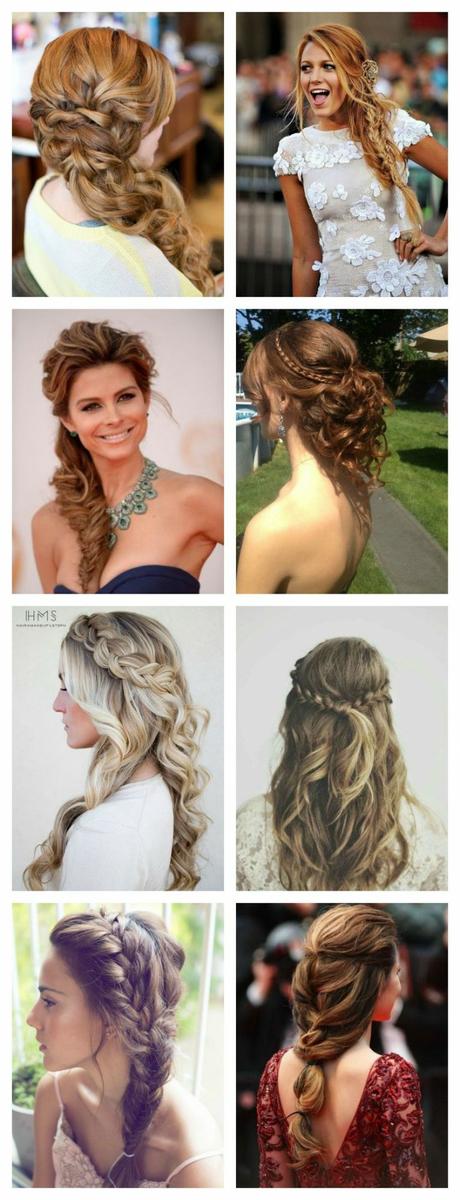 Semi recogidos con trenzas para bodas