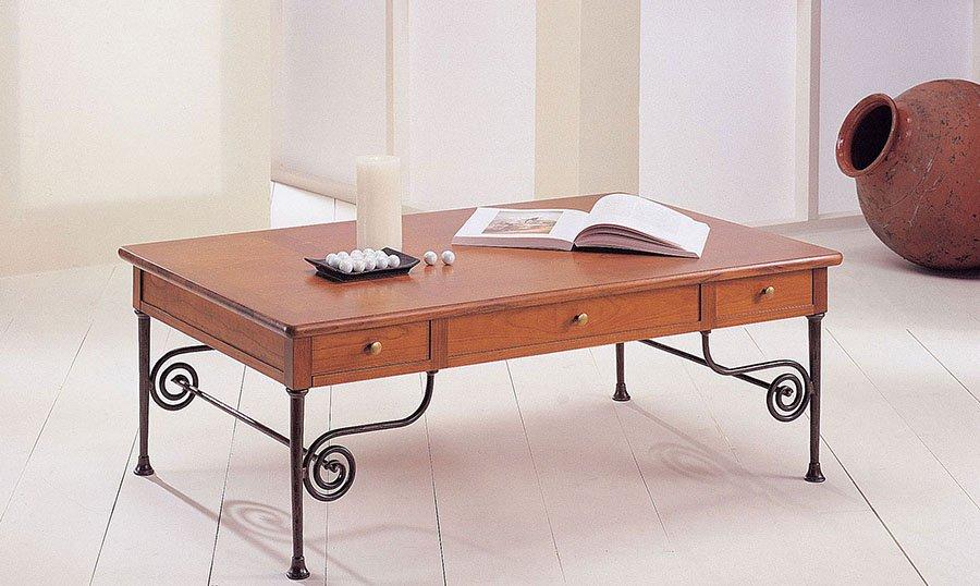 decoración en forja mesa portobello