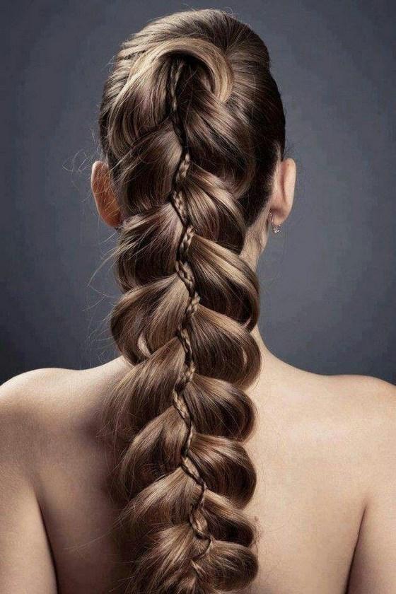 hermosa trenza para ocasiones elegantes